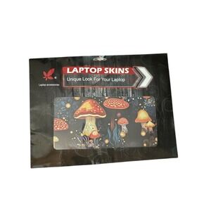Laptop Skins Wrap Baocool For 12.1",‎  15.4"W, 17"W Mushrooms Reusable